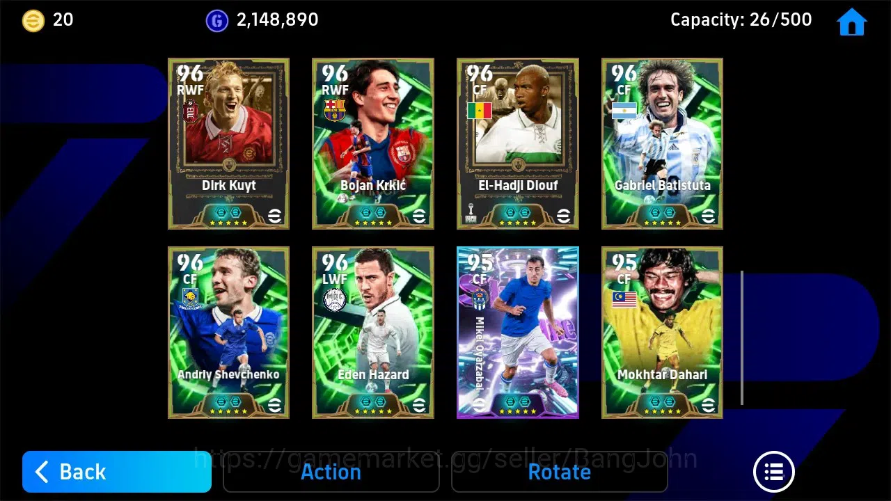 eFootball Accounts ANDROID|PW 3205|Arda Guler ST,Yassine Bounou ST,De image 2