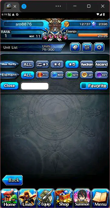 Grand Summoners Accounts Others GLOBAL|Fresh starter|Rank 1|Cristal 2396|Clyde,Riana,Bakoo,Feena,etc|check SS|GS181B 7