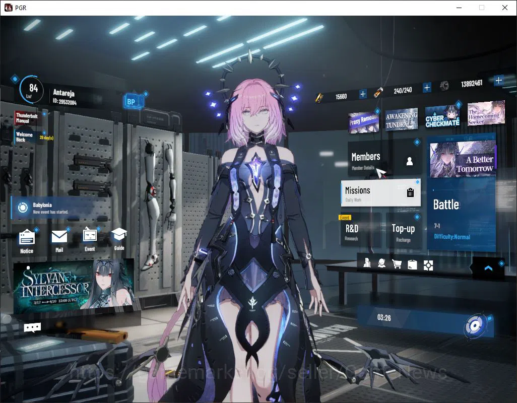 Punishing: Gray Raven Accounts Asia|Mid-Game BC 15K, | Coat Luna Oblivion , sign  image 2