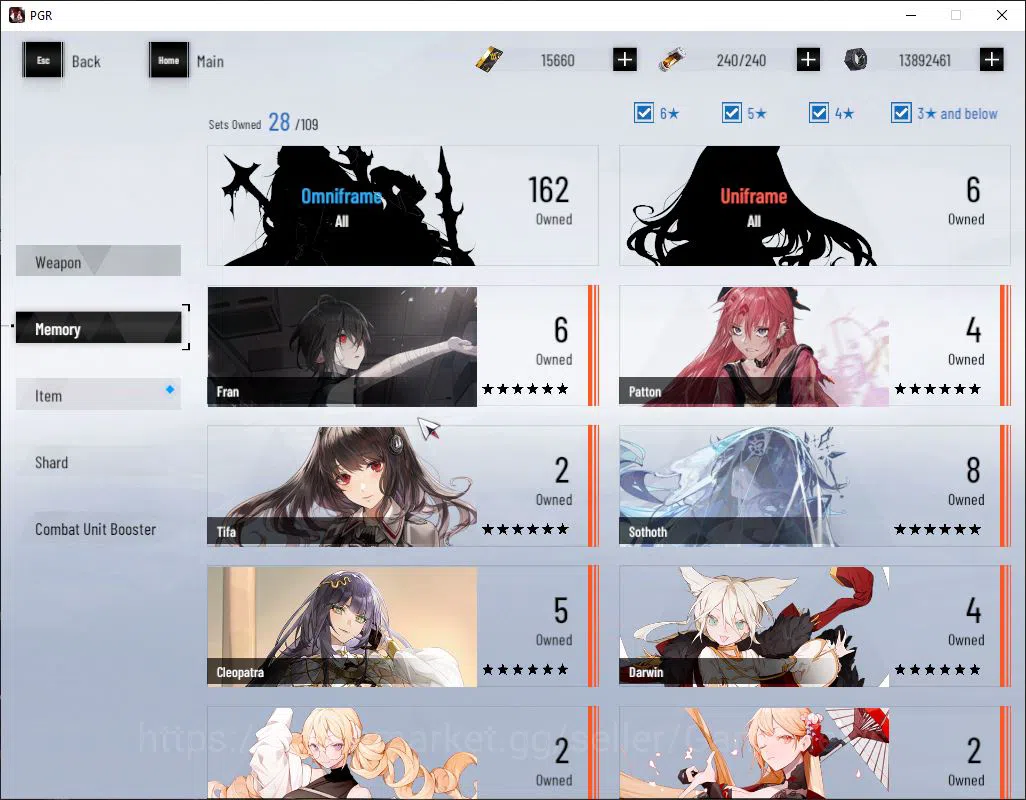 Punishing: Gray Raven Accounts Asia|Mid-Game BC 15K, | Coat Luna Oblivion , sign  image 8