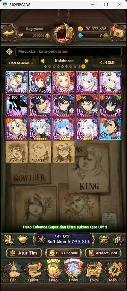 The Seven Deadly Sins: Grand Cross Accounts Global | 6,03M CC |6 LR|13 UR|LR Mesis 2/6TMS Rein image 4