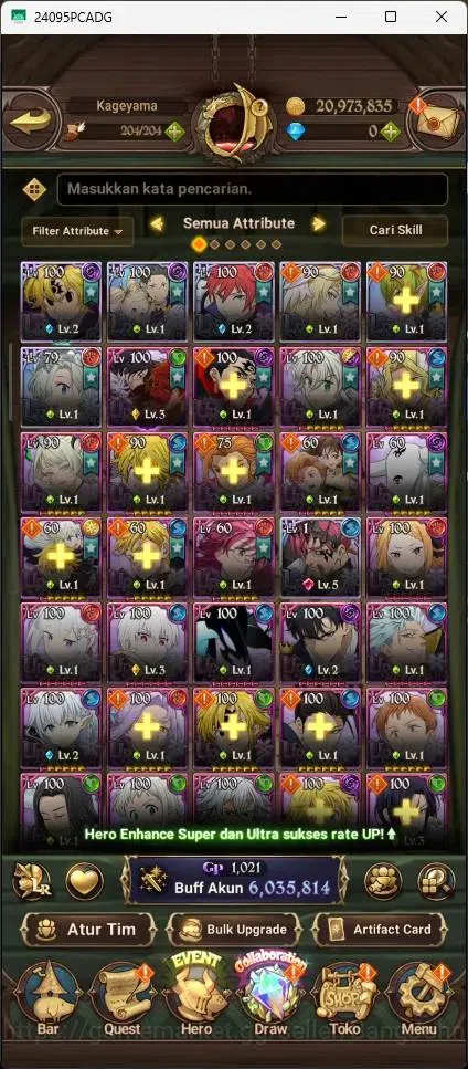 The Seven Deadly Sins: Grand Cross Accounts Global | 6,03M CC |6 LR|13 UR|LR Mesis 2/6TMS Rein image 7