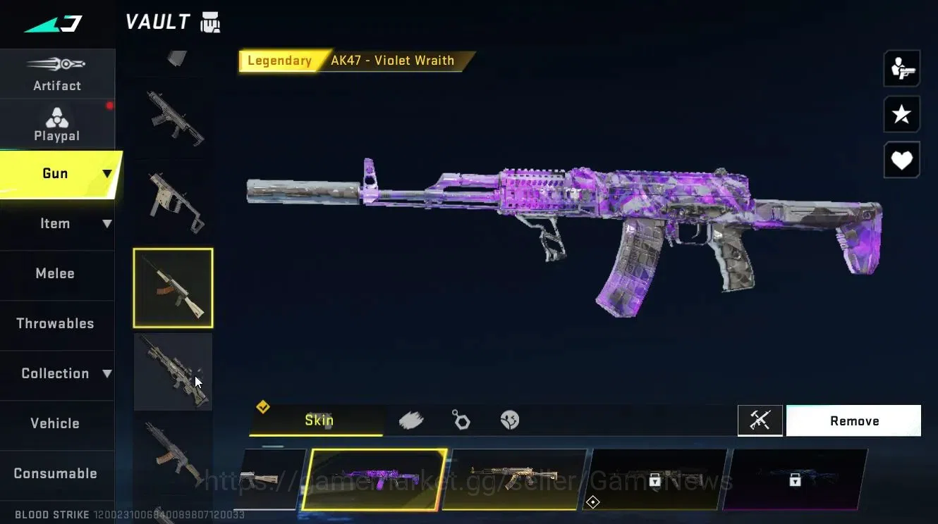 Blood Strike Accounts Others ASIA|ETERNAL ZERO-Odashadow|ULTRA [Zero,Blast,Volt,Origin12,SCAR,etc]|LMT 10