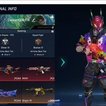 Blood Strike Accounts Rare Skin Asia|1 ETERNAL:Spear-Relic Lv3|1 Limited: MCX-Ascendant|1 AOT: M4A1-Battle of Faith|4 ULTRA