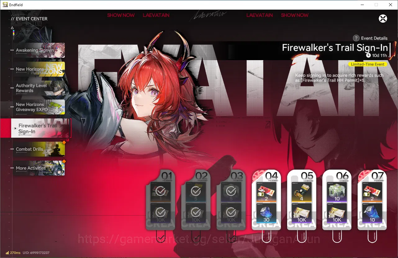 Arknights: Endfield Accounts NA/EU|Fresh Starter,Day 3|Meta SSR Laevatain,Ardel image 3