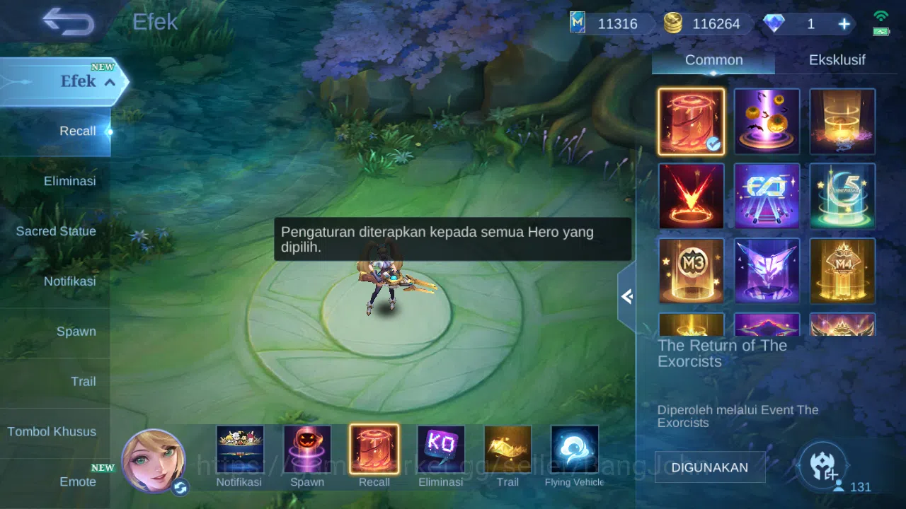 Mobile Legends: Bang Bang Accounts Hero 131 Skin 326 | KOF Gusion | Prime Beatrix | L image 14
