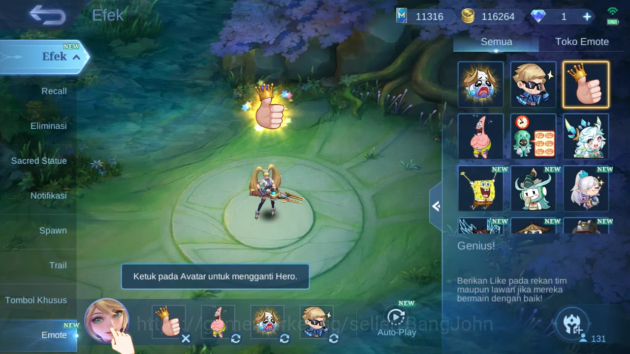Mobile Legends: Bang Bang Accounts Hero 131 Skin 326 | KOF Gusion | Prime Beatrix | L image 15