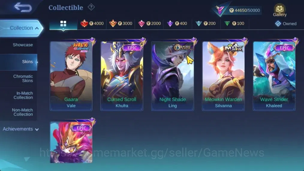 Mobile Legends: Bang Bang Accounts Hero 132|Skin 234|High Glory 81|PACE Fanny,SpongeB image 10