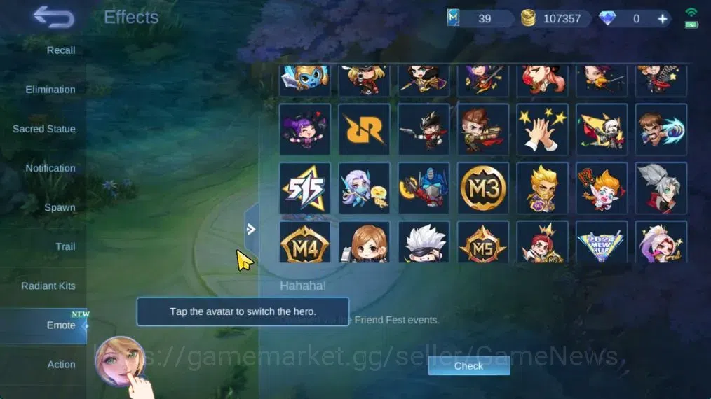 Mobile Legends: Bang Bang Accounts Hero 132|Skin 234|High Glory 81|PACE Fanny,SpongeB image 18