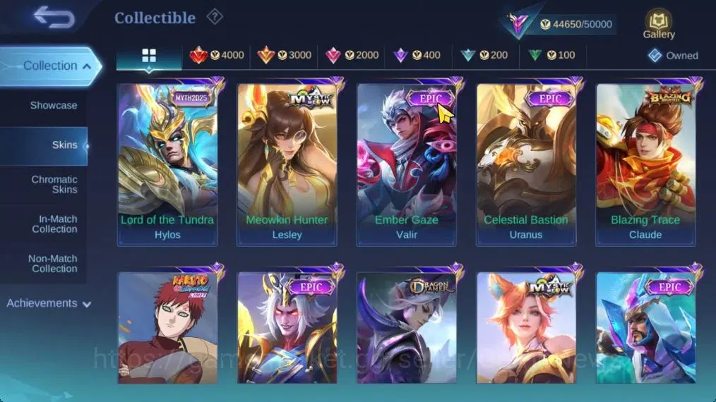 Mobile Legends: Bang Bang Accounts Hero 132|Skin 234|High Glory 81|PACE Fanny,SpongeB image 9