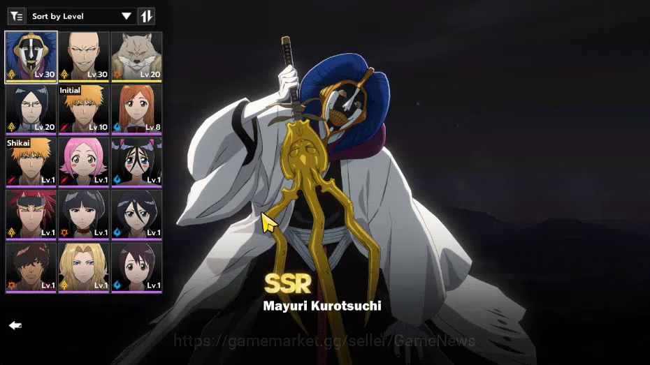 BLEACH: Soul Resonance Accounts Nuverse SEA|Lvl 16 3 SSR (Mayuri Kurotsuchi,Ikkaku image 3