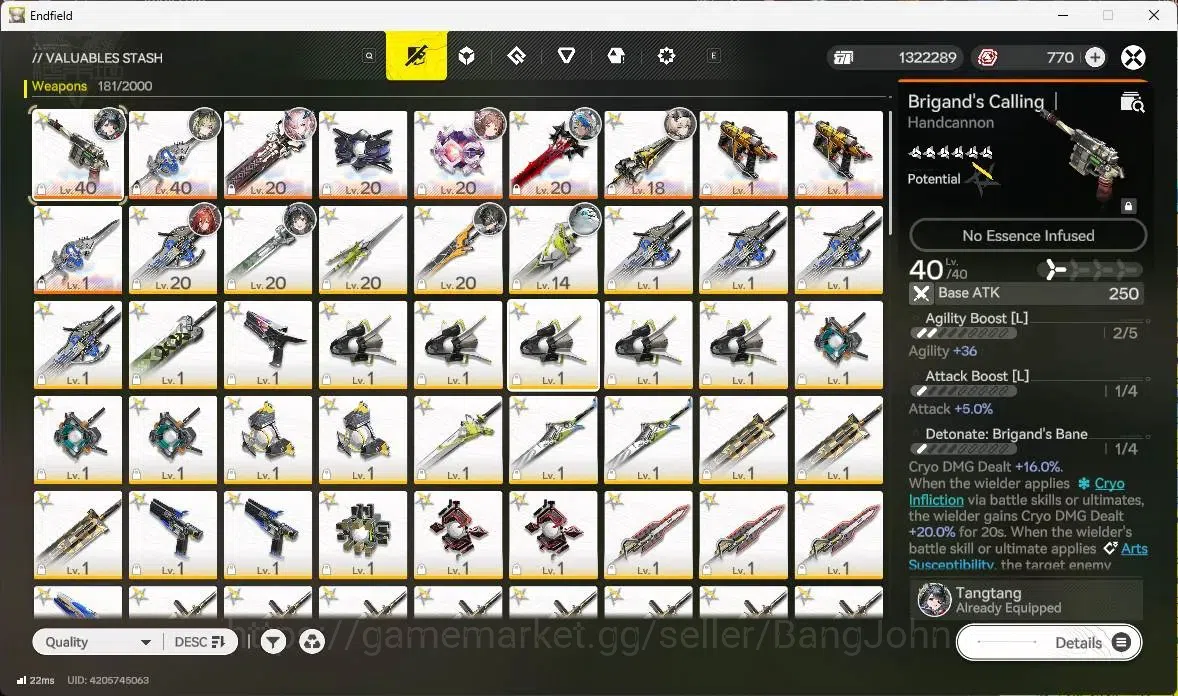 Arknights: Endfield Accounts ASIA | Lv 40 | 2 Limit + 2 Sign|Limit (Mi Fu Sign image 4