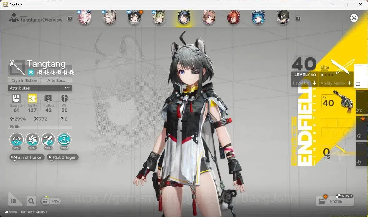 Arknights: Endfield Accounts ASIA | Lv 40 | 2 Limit + 2 Sign|Limit (Mi Fu Sign image 6