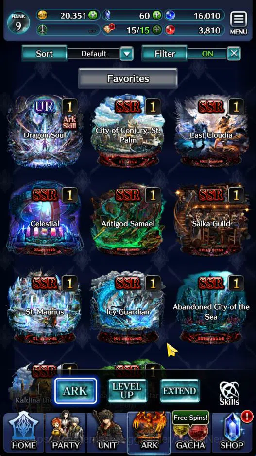 Last Cloudia Accounts GLOBAL|Rank 9|Top Tier Unit [Arkh King of Dragon,G image 4