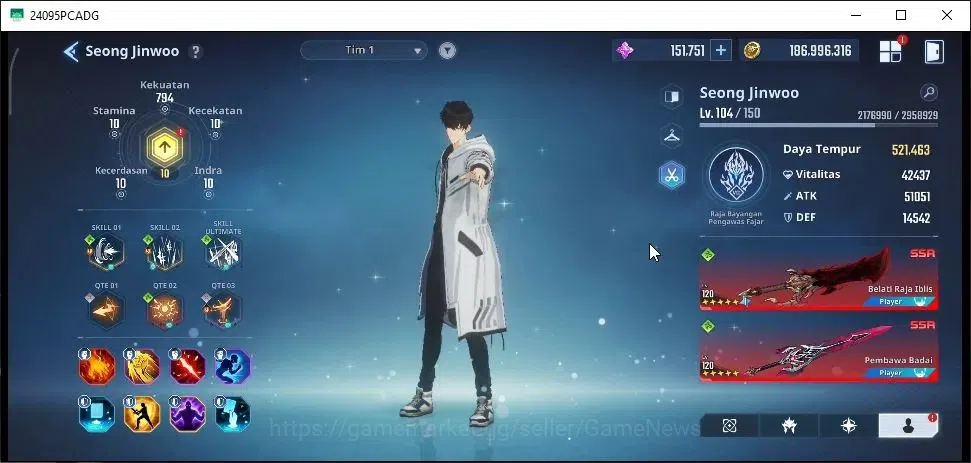 Solo Leveling: ARISE Accounts Lv104 1713M Pwr|LennartA5+SignA5,RyujiA6+Sign,Reij image 4