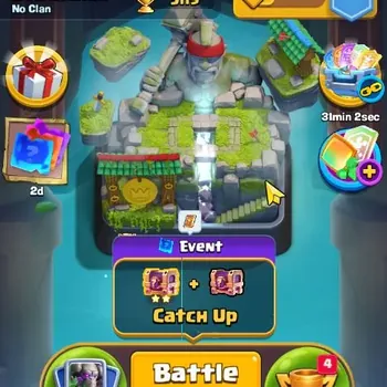 Clash Royale Accounts Starter Trophy 3119|CL 448|KTL 9|55 Cards|3 Evo|2 Hero|455 Gems+75K Coins|Arena 10|Proteck