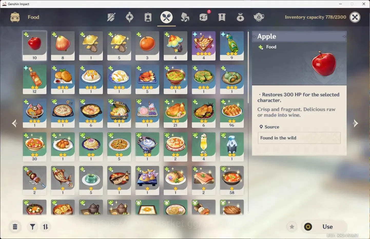 Genshin Impact Accounts ASIA | AR 56|6 limit+2(5*Wpn)|Hu Tao,Zhongli,Wande image 11