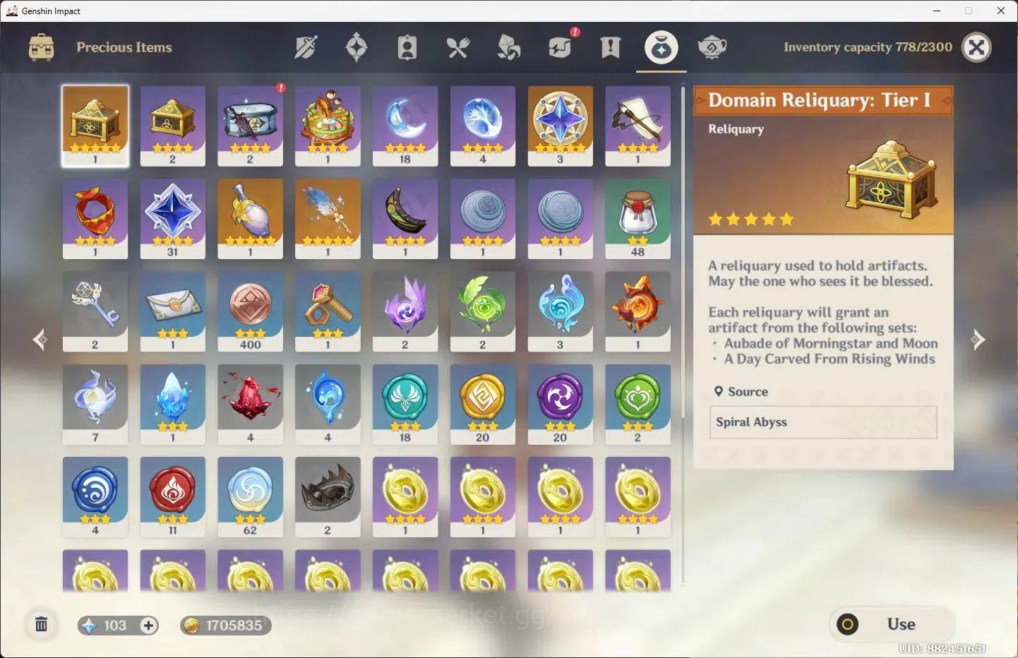 Genshin Impact Accounts ASIA | AR 56|6 limit+2(5*Wpn)|Hu Tao,Zhongli,Wande image 7