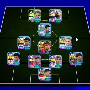 eFootball Accounts Legends & Iconic Players Android|12 Show Time Mohamed Salah,Jules Kounde,Ruben Dias,Emil Audero,A.M
