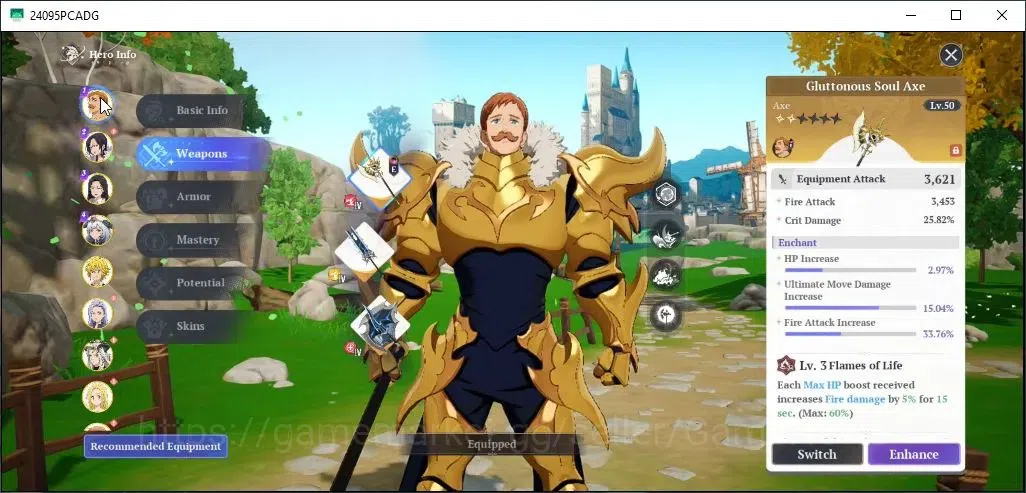 The Seven Deadly Sins: Origin Accounts SEA|Lv 44|21K Star Frag|10 SSR|(EscanorP5,Meliodas image 12