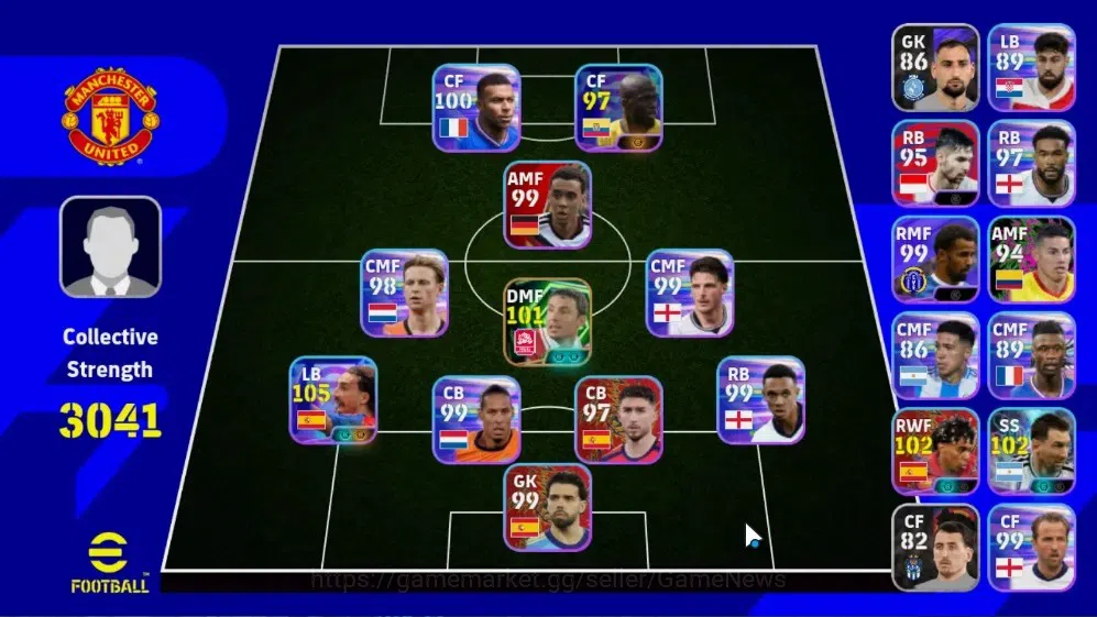 eFootball Accounts Legends & Iconic Players Android|Epic Mark van Bommel|5 ShowTime Mark Cucurella Spain'26,Lionel Messi 1