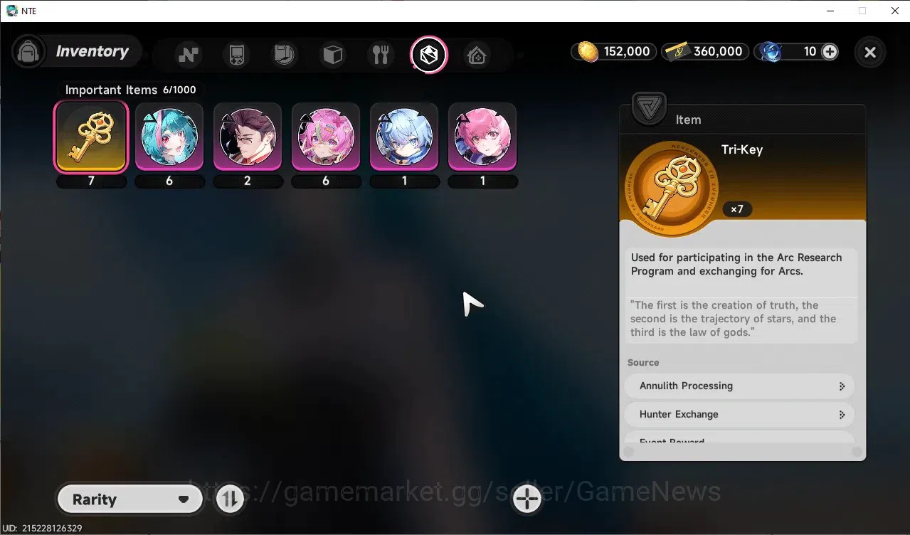 Neverness to Everness Accounts GLOBAL Europe|HL 3|1 S-Class Hotori|1 S-Class Char image 11