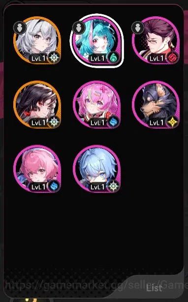 Neverness to Everness Accounts GLOBAL Europe|HL 3|1 S-Class Hotori|1 S-Class Char image 2