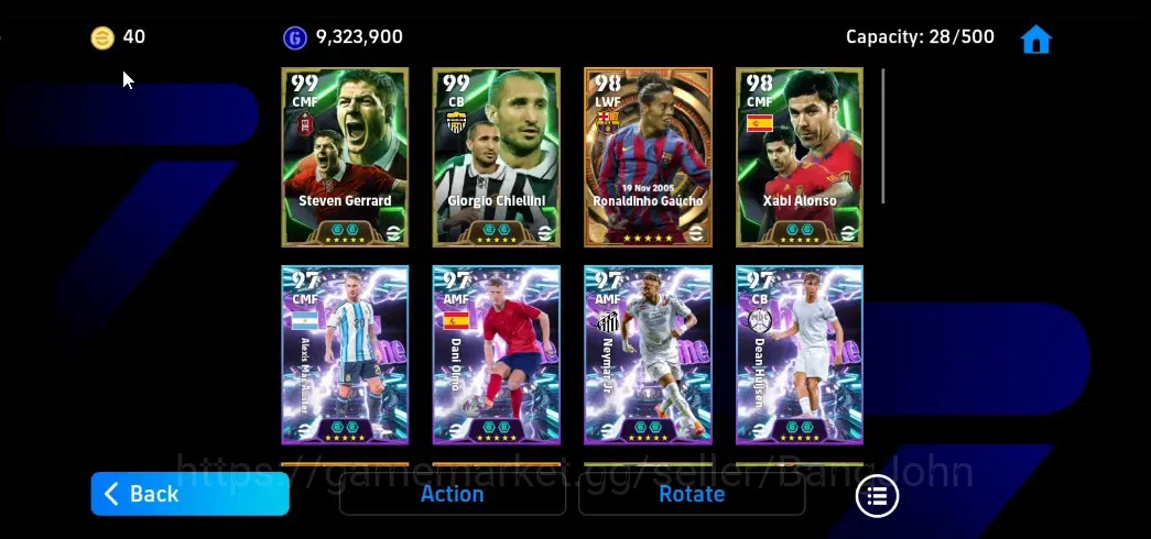 eFootball Accounts Android|PW 3190 |Epic Steven Gerard, BigT Ronaldin image 3
