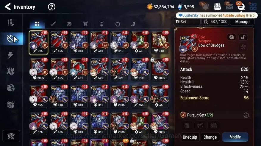 Epic Seven Accounts ASIA|19 ML(Notos,Shepherd ot Dark Diene,LOTScales, image 19