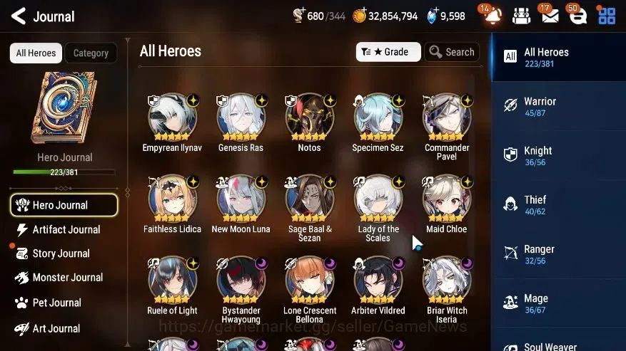 Epic Seven Accounts ASIA|19 ML(Notos,Shepherd ot Dark Diene,LOTScales, image 6