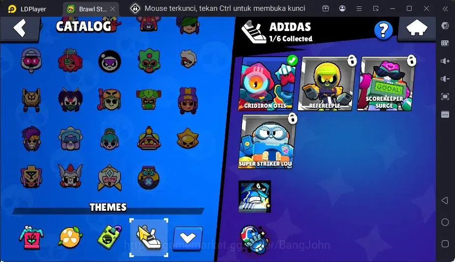 Brawl Stars Accounts Global |1 Max Hypercharge(Edgar)|1 Mythic,1 Epic Skin|615 Thropy|15 Brawler|2382 Bling+76 Gems 12