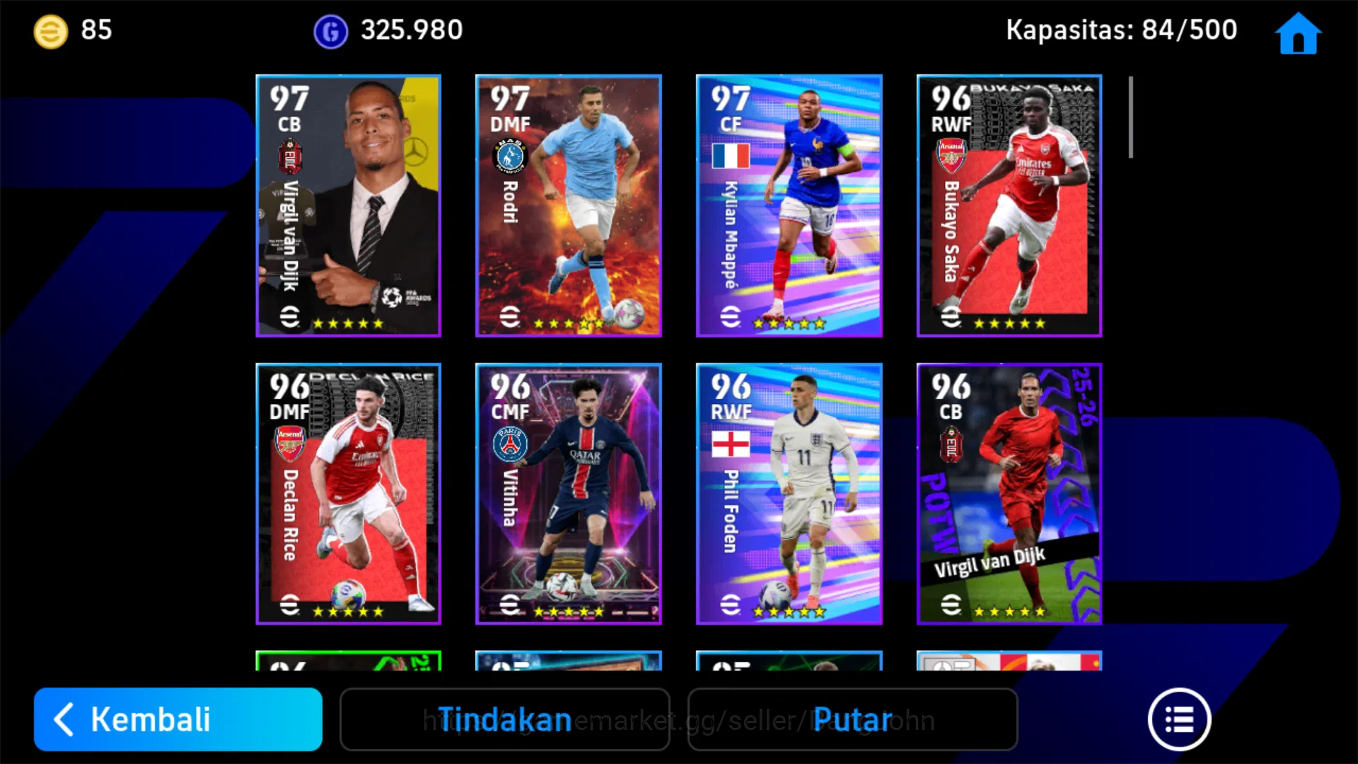 eFootball Accounts Android Pwr 3174| Etoo Epic db , Thuram Show time image 2