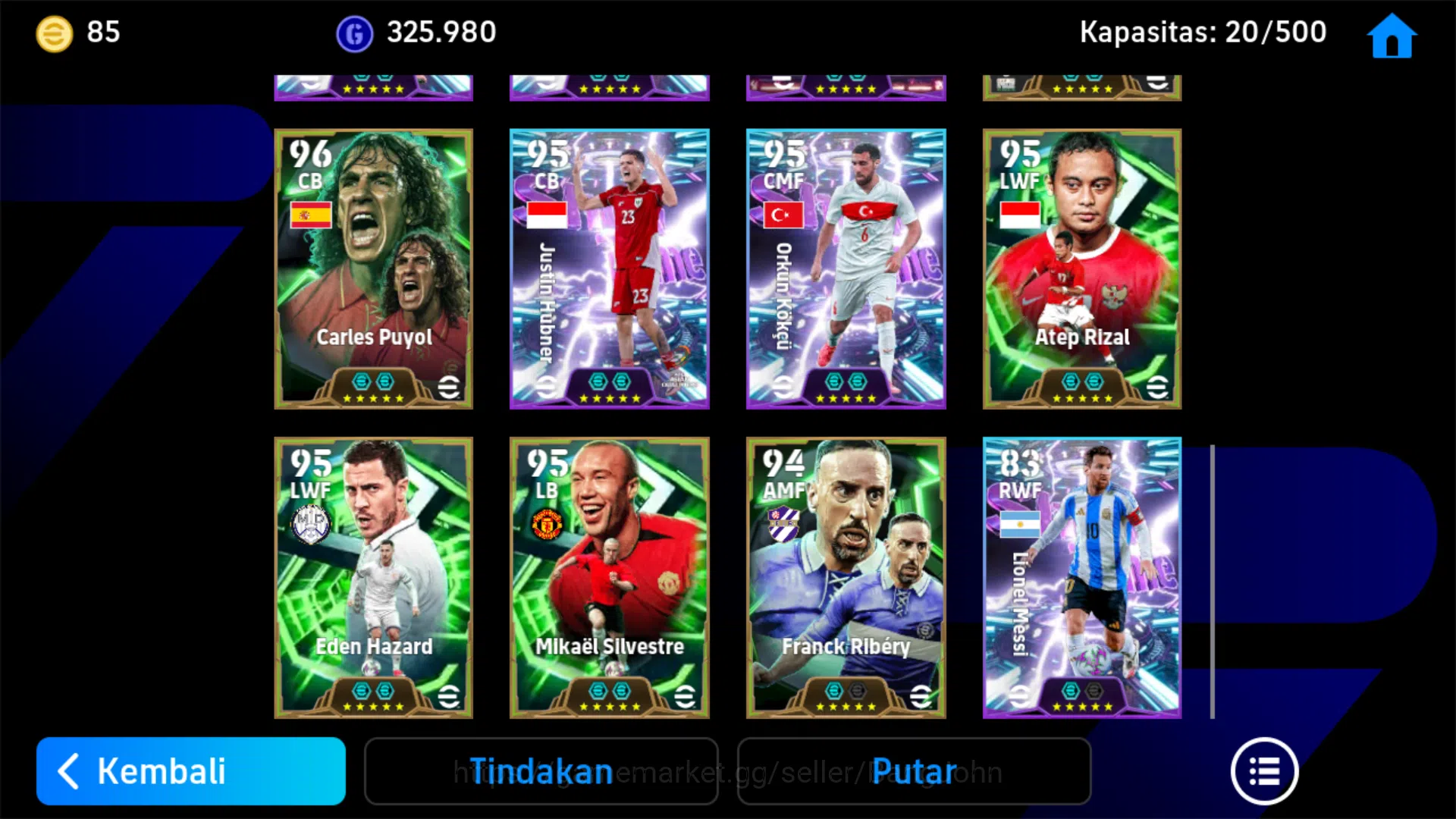 eFootball Accounts Android Pwr 3174| Etoo Epic db , Thuram Show time image 3