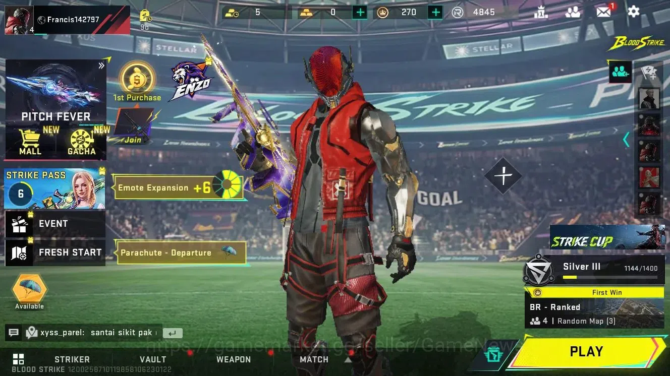 Blood Strike Accounts ASIA|ETERNAL AUG-Empyrean Lv3 | ULTRA [Loot Crate- image 1