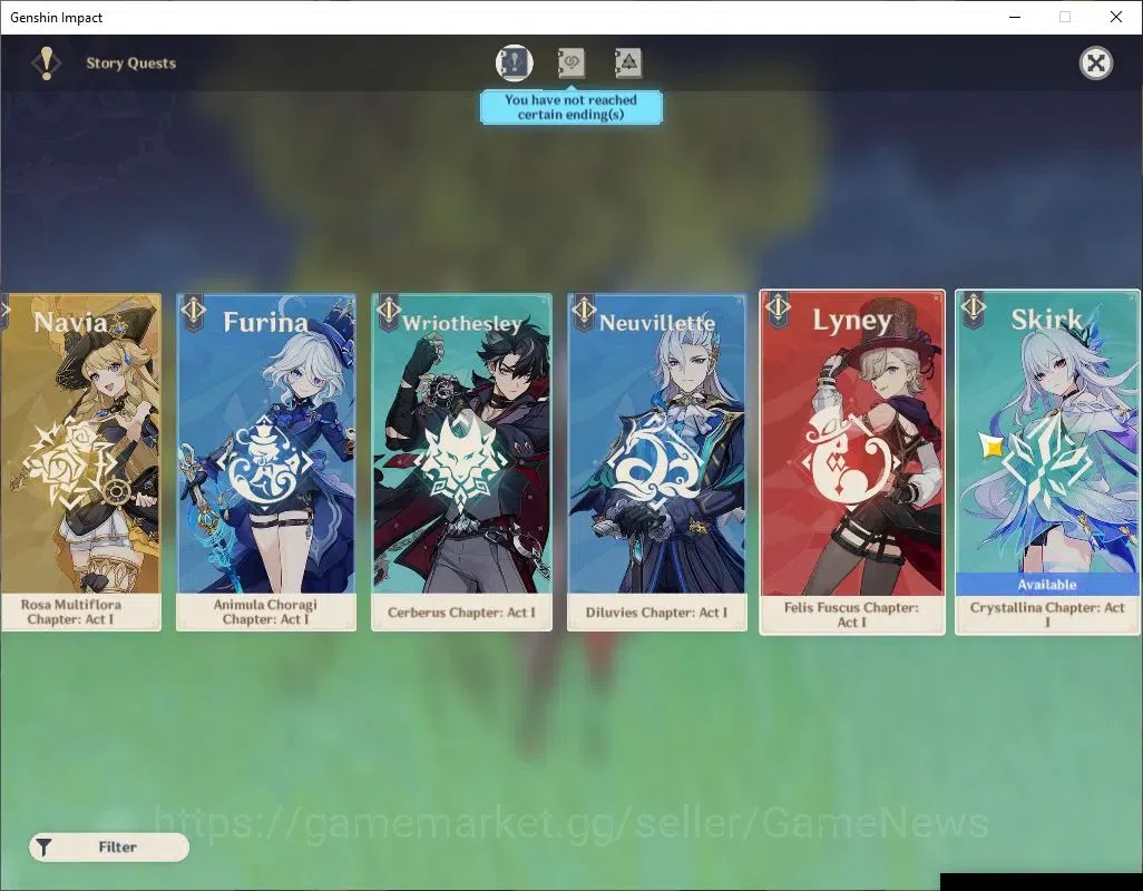 Genshin Impact Accounts Asia|AR 57|8 Limit +5(*5Wep)|Clorinde,Furina,Raide image 14