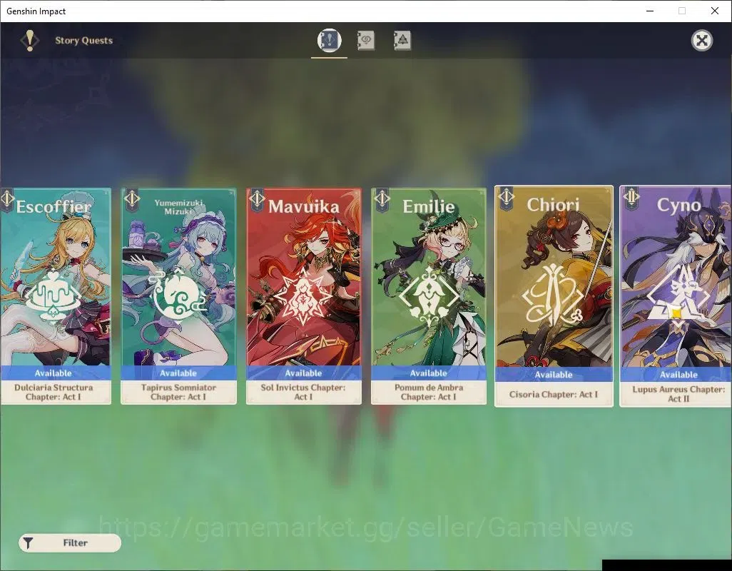 Genshin Impact Accounts Asia|AR 57|8 Limit +5(*5Wep)|Clorinde,Furina,Raide image 15