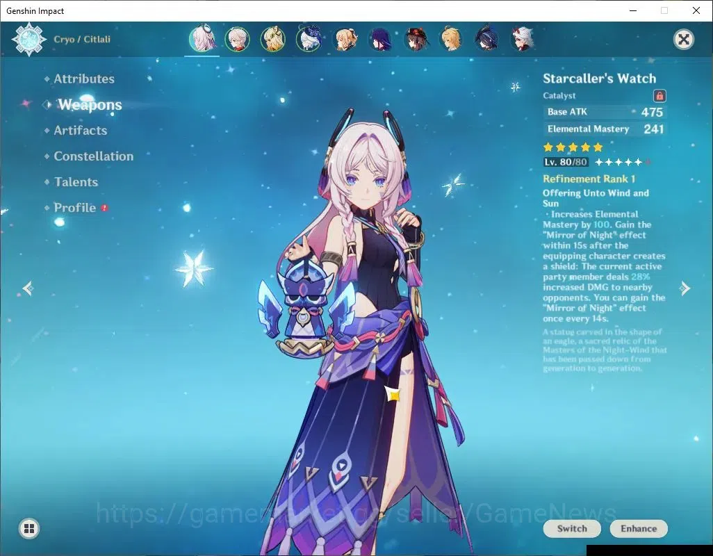 Genshin Impact Accounts Asia|AR 57|8 Limit +5(*5Wep)|Clorinde,Furina,Raide image 4
