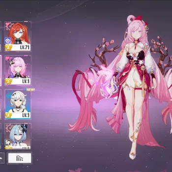 Honkai Impact 3rd End-Game SEA|Elysia HoHe4/4 New Astral Ring Set+Cosu,Corali image 1