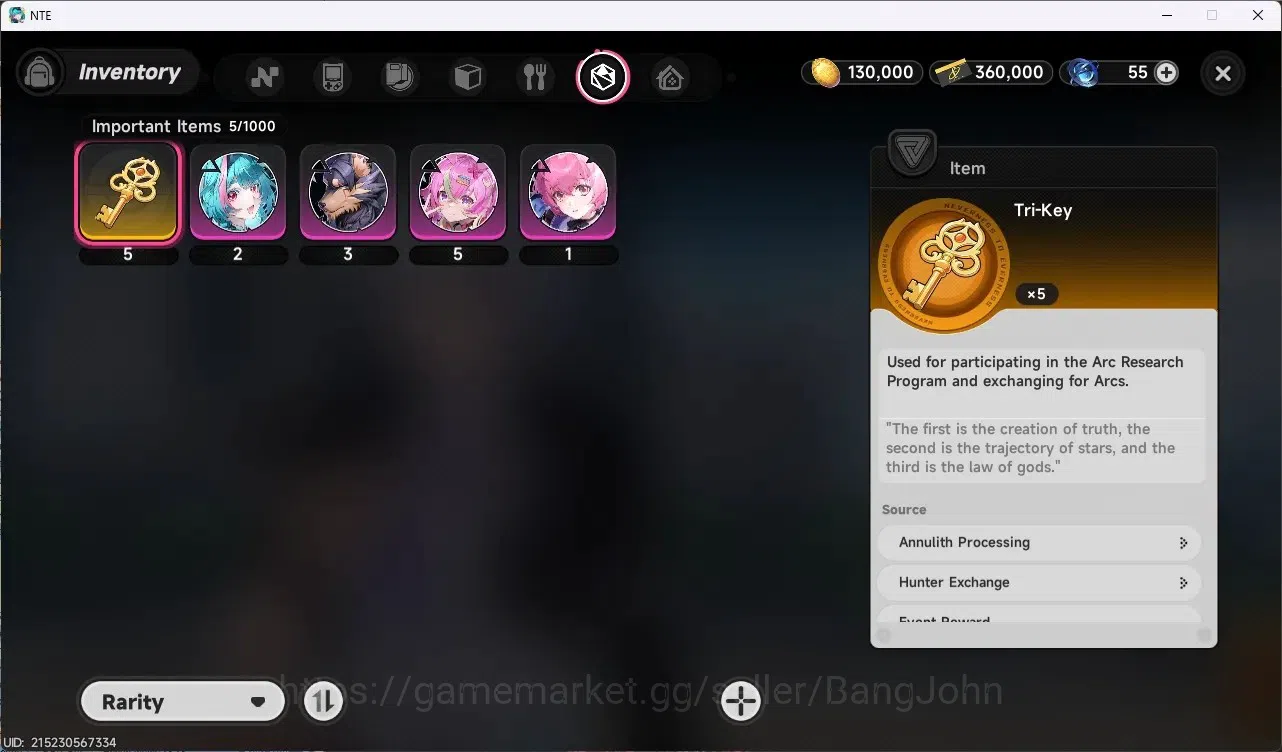 Neverness to Everness Accounts EU | Hunter Lv 3 | 2 S-Class (Chaos,Fadia) | Selec image 12