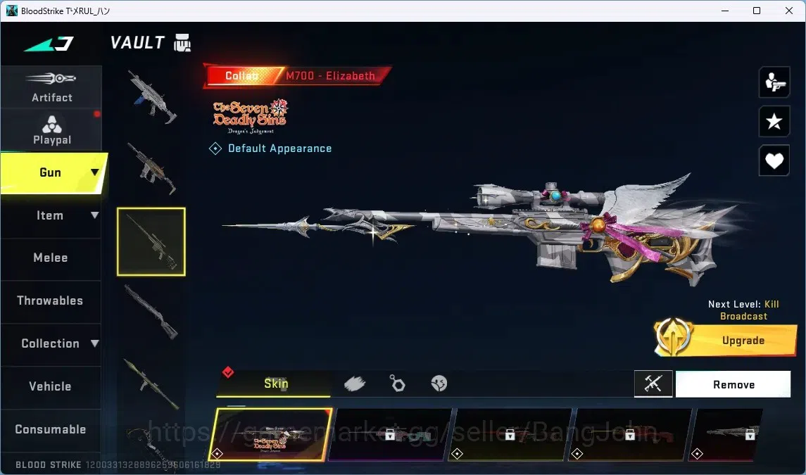 Blood Strike Accounts ASIA |3 7DS;M700,KAR98K,QBZ95 | 2 TR;FN2000,MCX |  image 7