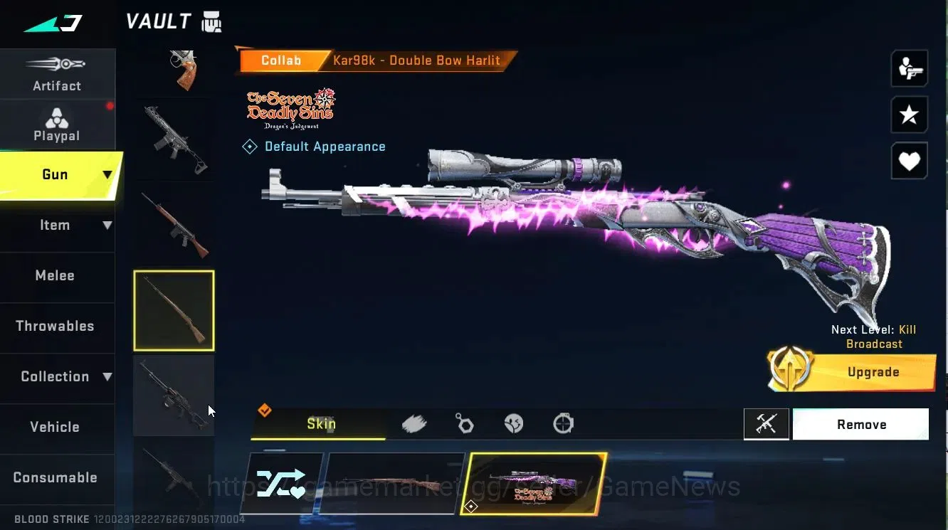 Blood Strike Accounts ASIA|Collab 7DS[Kar98, QBZ95]|4 ULTRA[ZERO, ETHAN, image 9