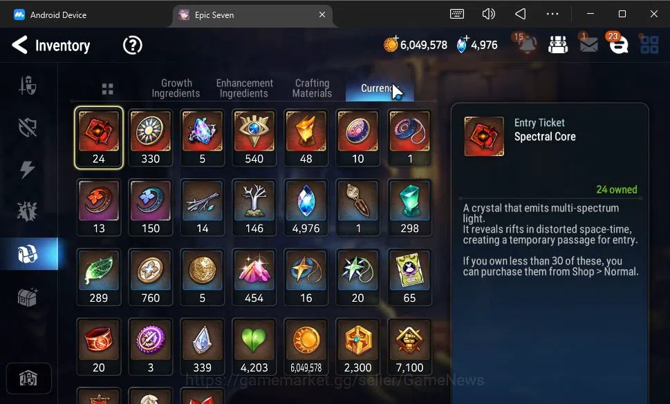 Epic Seven Accounts GLOBAL Unverif|New Era|10 ML(BArunka,LOTScales,Har image 16