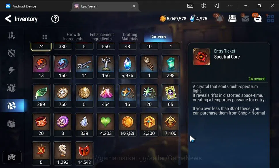 Epic Seven Accounts GLOBAL Unverif|New Era|10 ML(BArunka,LOTScales,Har image 17