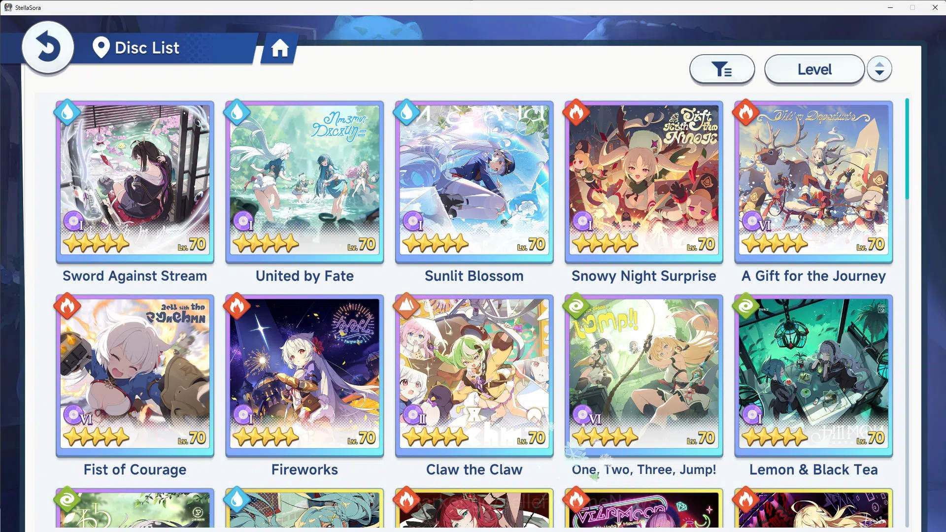 Stella Sora Accounts GLOBAL ENDGAME|10 SSR 4LImited(ChitoseT3,Snowish L image 12