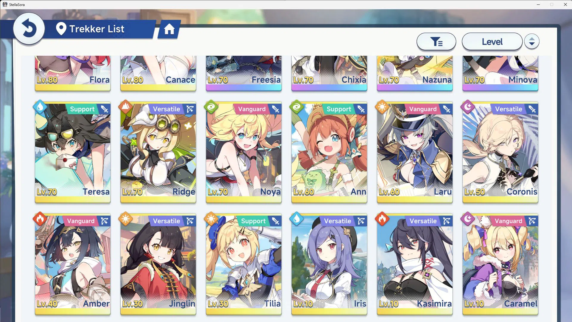 Stella Sora Accounts GLOBAL ENDGAME|10 SSR 4LImited(ChitoseT3,Snowish L image 15