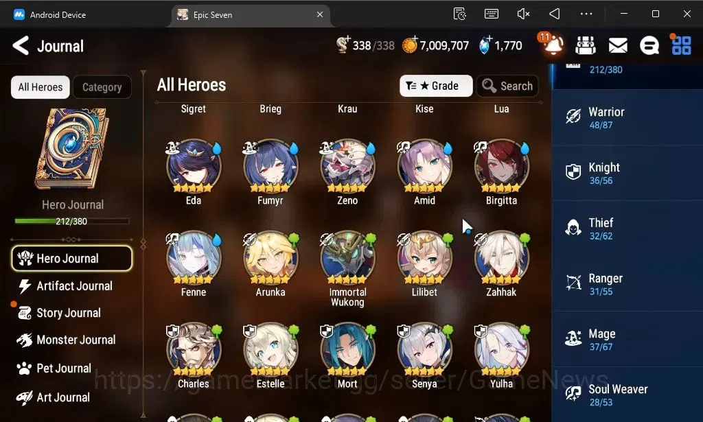 Epic Seven Accounts ASIA Unverif|New Era|23 ML(Notos,LOTScales,Salome, image 10