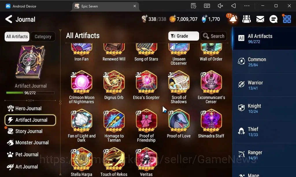 Epic Seven Accounts ASIA Unverif|New Era|23 ML(Notos,LOTScales,Salome, image 14