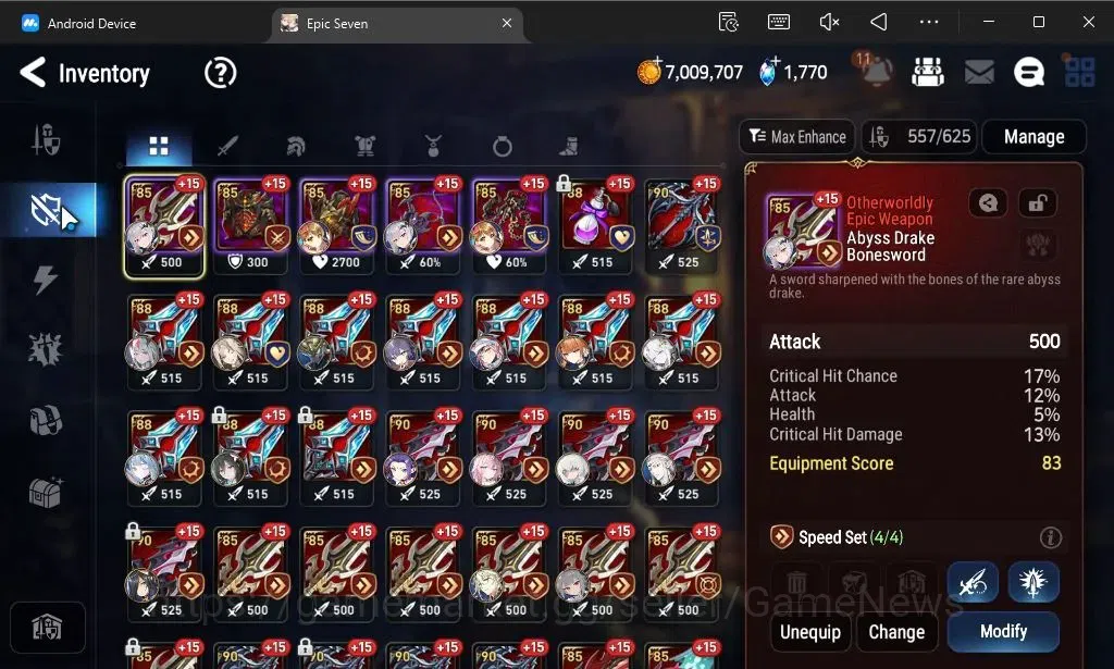 Epic Seven Accounts ASIA Unverif|New Era|23 ML(Notos,LOTScales,Salome, image 16