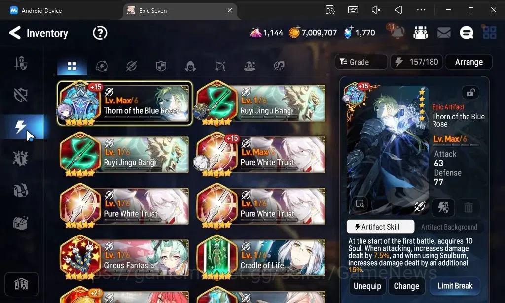 Epic Seven Accounts ASIA Unverif|New Era|23 ML(Notos,LOTScales,Salome, image 17