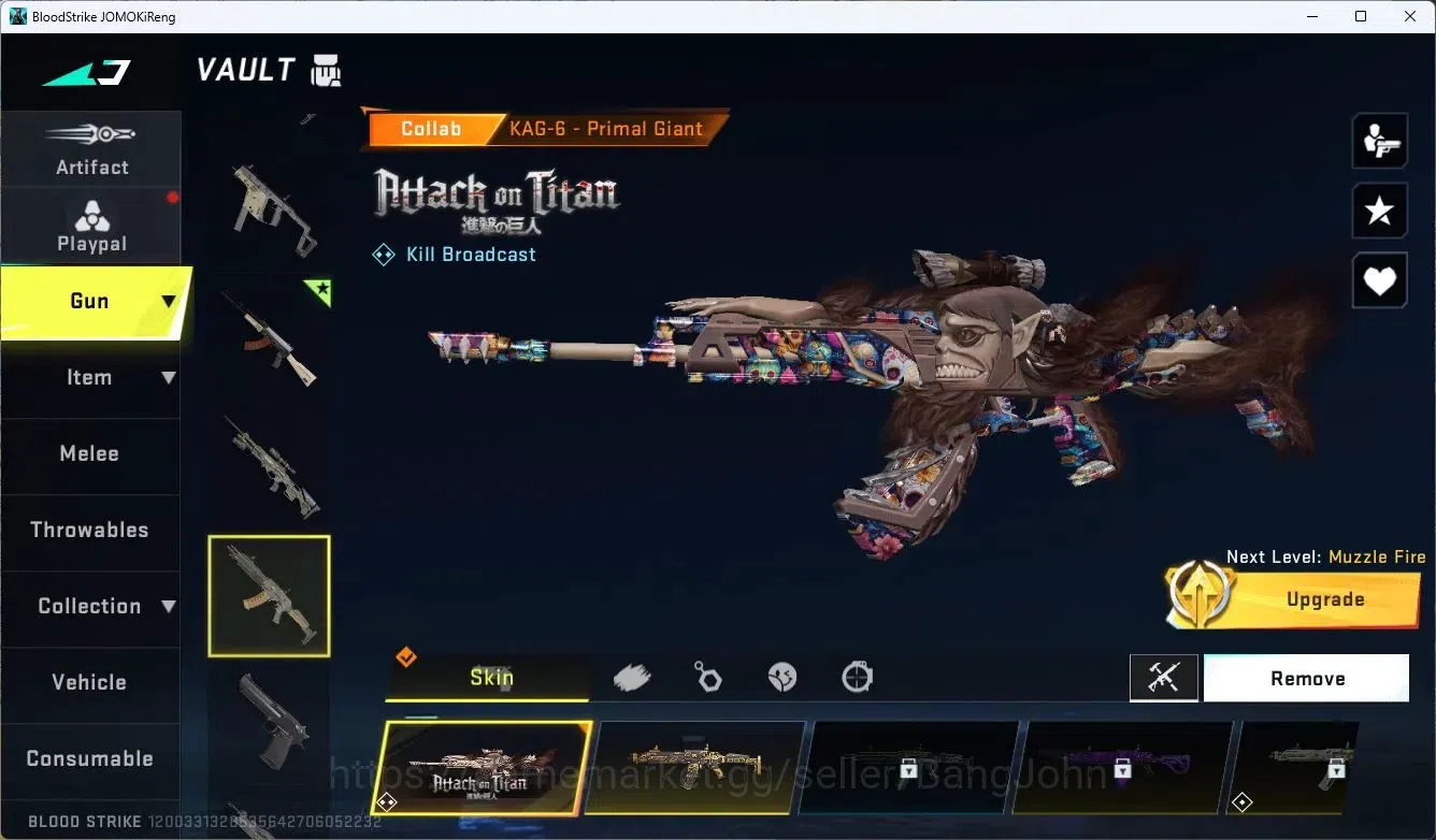 Blood Strike Accounts ASIA|1 EVO: FAL-Evolved Draco|1 EVA|3 Collab Guns| image 2